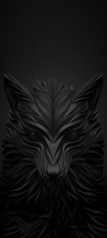 Artx, art, symmetry, wolf HD phone wallpaper