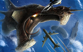 flight voyage, flight, abstract, monster, airplane HD wallpaper