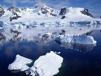 Nature, Mountains, Ice, Snow, Ocean, Cold, Shards, Smithereens, Iceberg HD wallpaper