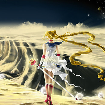 Sailor Moon, iPad , Serenity and Endymion, Eternal love HD phone wallpaper