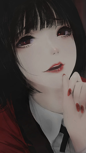 Yumeko Jabami, Anime, Kakegurui HD phone wallpaper