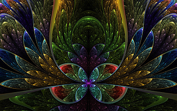 Fractal, abstract, CG, Design HD wallpaper