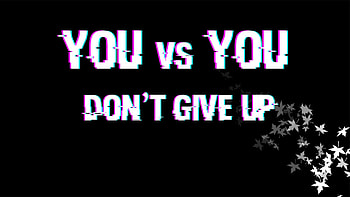 YOU vs YOU / Motivation, motivational HD wallpaper