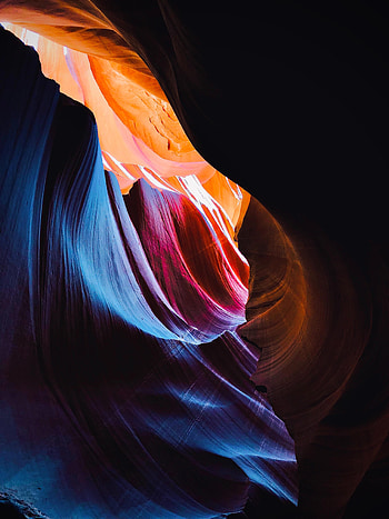 Abstract, Stones, Multicolored, Motley, Stripes, Streaks, Bends HD phone wallpaper