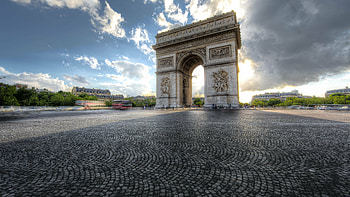 Arc de Triomphe, France HD wallpaper
