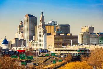Hartford Skyline, Turn it up dance challenge, Hartford CT, Cityscape HD wallpaper