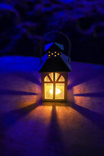 Night, Miscellanea, Miscellaneous, Lamp, Illumination, Darkness, Lighting, Candle HD phone wallpaper