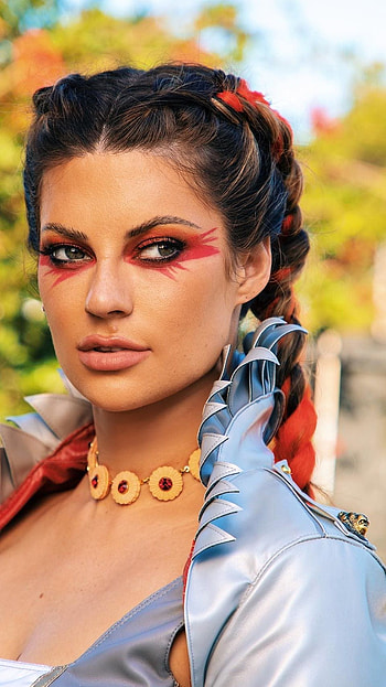Hannah stocking, tiktok star, cosplay HD phone wallpaper