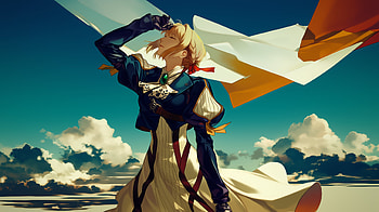 Violet Evergarden : A Touch of Anime Elegance, Anime, Violet Evergarden, Violet Evergarden (Character) HD wallpaper