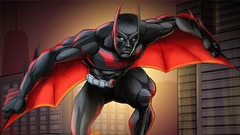 Batman Beyond In City , batman, superheroes, artist, artwork, digital-art, artstation HD wallpaper