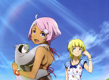 Eureka $even, girls, anime, E7, cute animal HD wallpaper