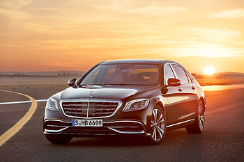 Mercedes Maybach S 650 , mercedes-s-class, mercedes, mercedes-benz, cars, 2017-cars, sunset HD wallpaper