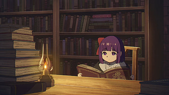 Fern's Lamplight Study — Frieren (Anime), Anime, Frieren: Beyond Journey's End, Fern (Frieren: Beyond Journey's End) HD wallpaper
