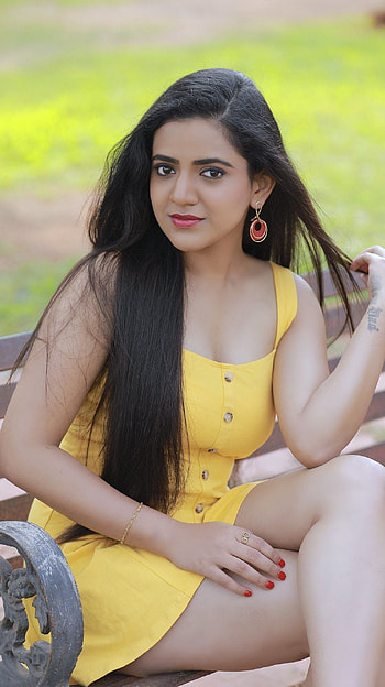 Harshita Gowda, kannada actress, model HD phone wallpaper
