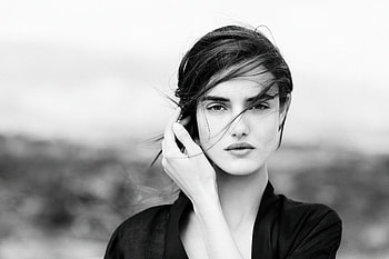 Blanca Padilla , blanca-padilla, celebrities, girls, model, monochrome, black-and-white HD wallpaper