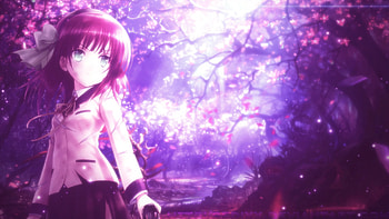 AngelBeats, girl, school, anime HD wallpaper