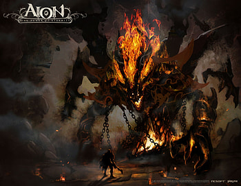 FirenEX, cprg, monster, dark, aion, adventure, action, video game, fire, horrer HD wallpaper