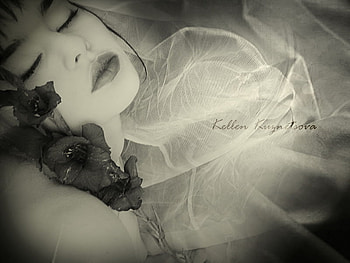 IN YOUR DREAMS, graphy, bw, dream, beauty, sleep HD wallpaper