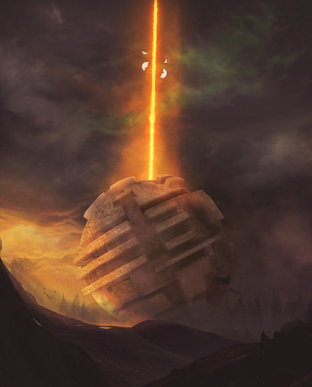 Art, Fire, Ball, Future HD phone wallpaper