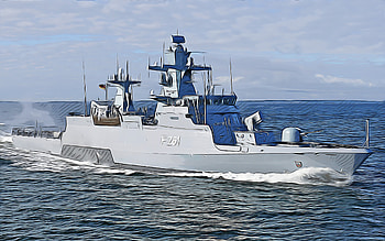 Magdeburg, F261, , German frigate, vector art, Magdeburg drawing, creative art, Magdeburg art, vector drawing, abstract ships, ships drawings, German Navy, Magdeburg F261, FGS Magdeburg HD wallpaper