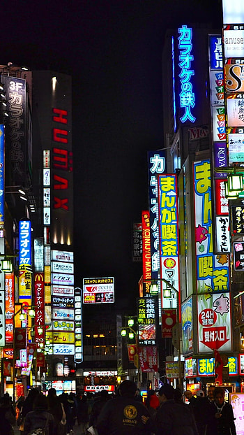 Tokyo , Japanese cityscape, Mobile backgrounds, High-resolution HD phone wallpaper