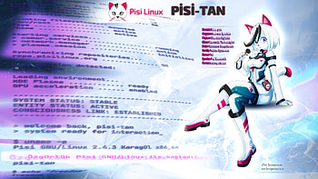 Pisi-tan, Linux, Moefication, Os-tan, Furry (anthropomorphic) HD wallpaper