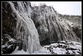 Plitvice lakes, Croatia, winter, np, croatia, plitvice lakes HD wallpaper