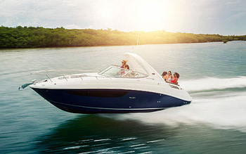 Sea Ray Sundancer 280, Motorboat HD wallpaper