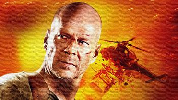 Live or Die Hard, Memorable catchphrase, John McClane's iconic quote, Intense action HD wallpaper