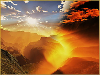 Heaven's walkway, white, black, clouds, fiery red, fluffy HD wallpaper