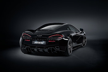 McLaren 570GT MSO Black Collection 2018 Rear, mclaren-570gt, mclaren, cars, 2018-cars HD wallpaper