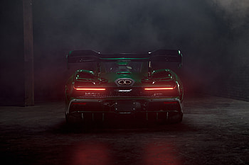 McLaren Senna MSO, sports car, taillights, 2018 HD wallpaper
