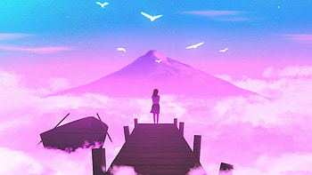 The Edge Of A Dream, alone, artist, artwork, digital-art HD wallpaper