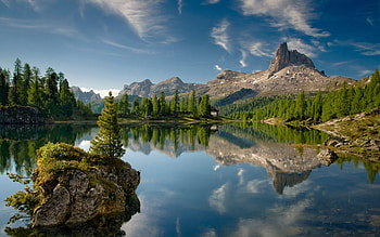 Landscape, Nature, Mountains, Lakes HD wallpaper