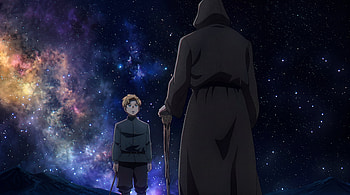 Orb On The Movements of The Earth : Rafal & Hubert With Universe Background, Orb: On The Movements Of The Earth, Universe, Anime HD wallpaper