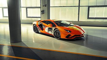 S 2019, Lamborghini Aventador HD wallpaper