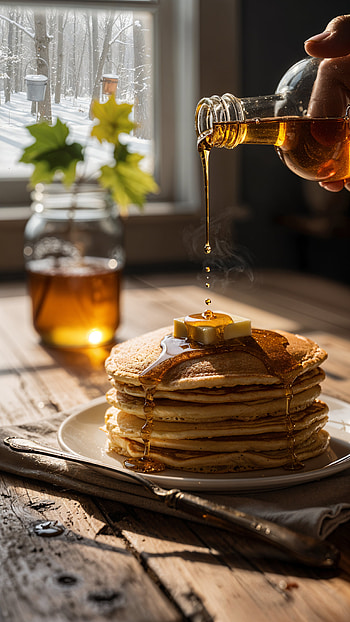 Maple Morning — Golden Syrup Drizzle HD phone wallpaper