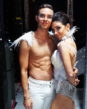Jenna Johnson, Adam Rippon HD phone wallpaper