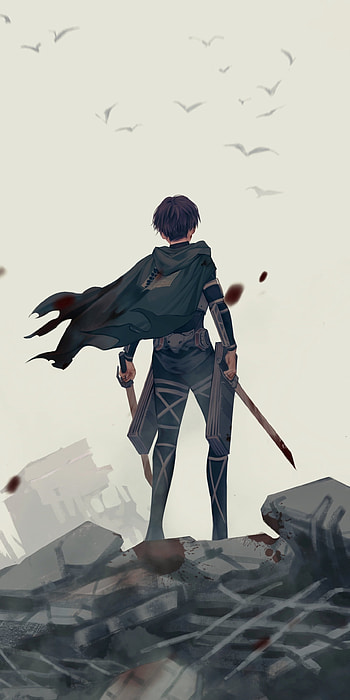 Anime, Attack On Titan, Levi Ackerman HD phone wallpaper