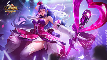 Fantasy girl, blue, pink, frumusete, fantasy, game, luminos, girl HD wallpaper
