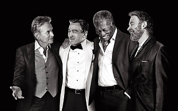Morgan man, Michael Douglas, Kevin Kline, Talented actors HD wallpaper