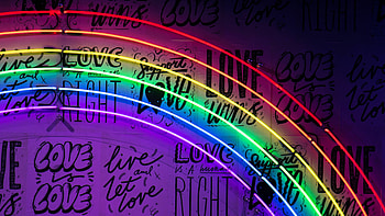 Neon, Rainbow Colors HD wallpaper