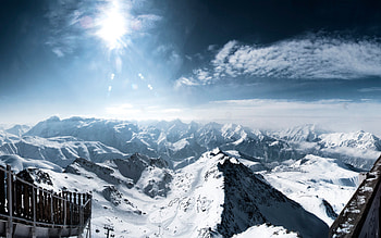 Alps Snow, snow, alps, nature HD wallpaper