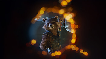 Rocket, Guardians of the Galaxy , Intense action, Marvel superhero, Epic visuals HD wallpaper