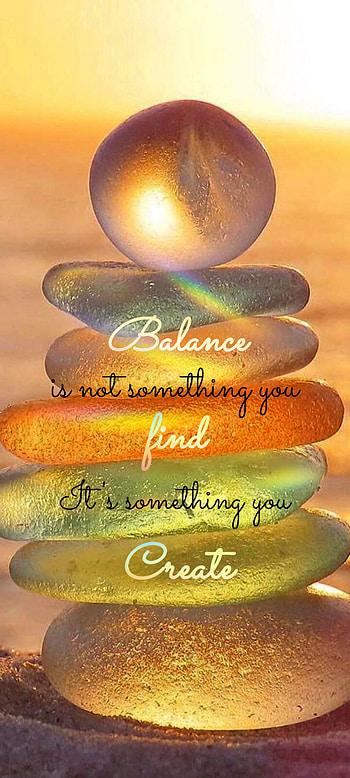 Balance, horizon, sayings, zen, friendship, spritual, spirit, motivational, meaningful, quotes HD phone wallpaper