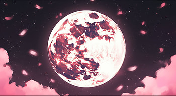 Majestic Pink Moon, Sci Fi, moon HD wallpaper