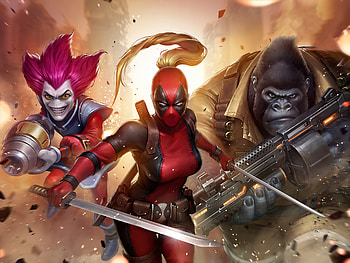 Marvel Future Fight X Force, marvel-future-fight, games, superheroes HD wallpaper