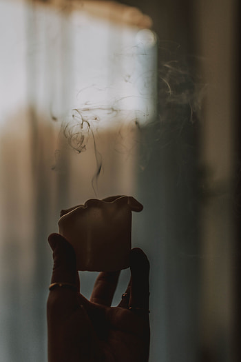 Smoke, Dark, Hand, Miscellanea, Miscellaneous, Candle HD phone wallpaper