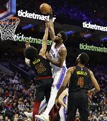 76ers vs Cavaliers, Joel Embiid HD phone wallpaper
