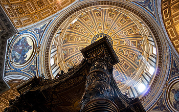 Basilica in Vatican, Rome, dome, basilica, Vatican, Italy HD wallpaper